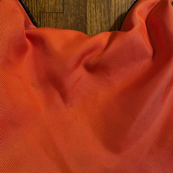 JPK Paris 75 Coral Brown Leather Woven Jug Tote Purse Orig $205 - Picture 8 of 10